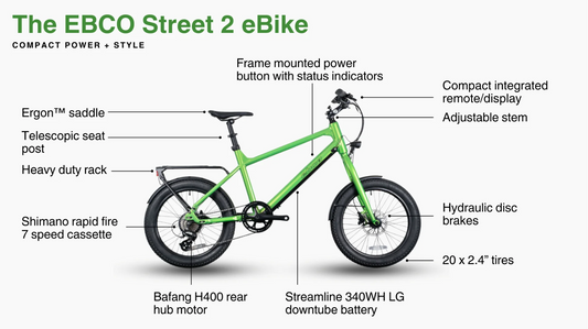 EBCO Street 2U Compact eBike - ON SALE
